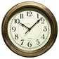 Silent Battery Powered Vintage Round Wall Clock