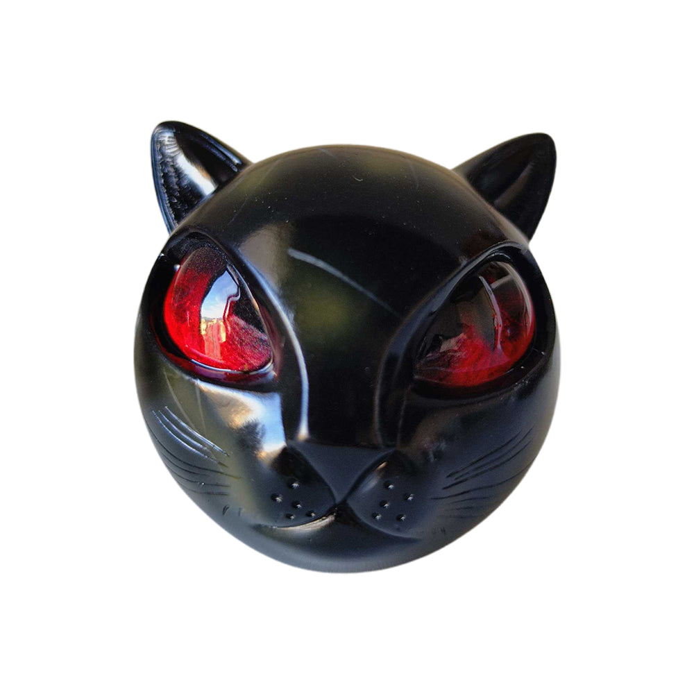 Luxury Black Cat Sculpture Elegant Home Decor Gift Ready Art Piece