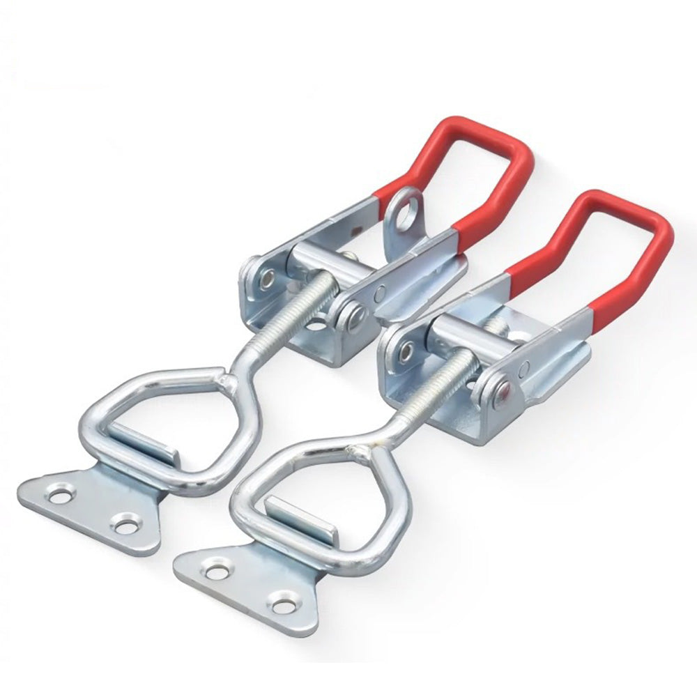 4 PCS Toggle Latch Quick Release Over Centre Latch Zinc Plated Iron for Door Window Cabinet