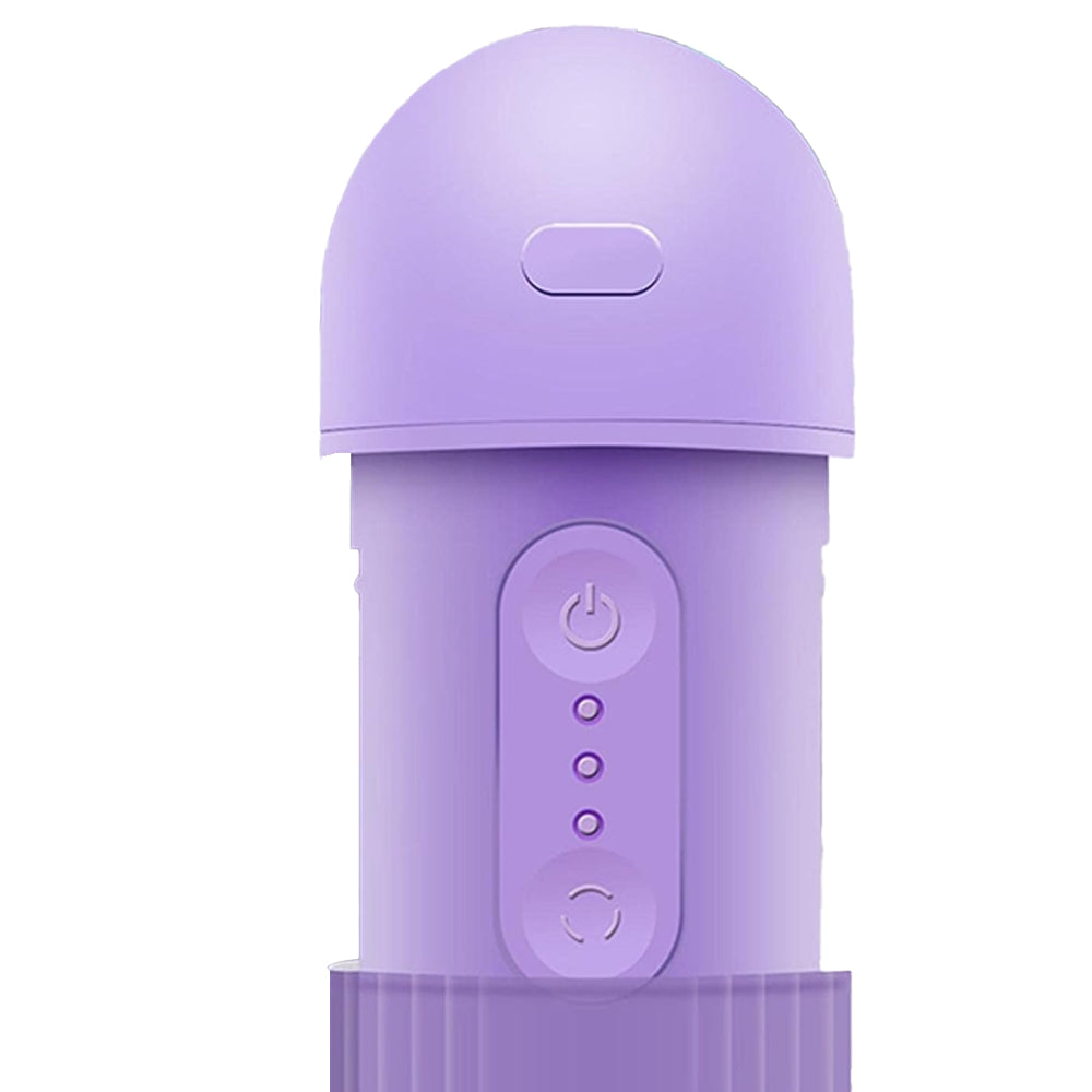 Mini Cordless Water Flosser Teeth Cleaner For Braces with Stretchable 240ML Water Tan