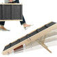 Foldable Adjustable Dog Ramp for Couch and Bed with Non-Slip Carpet Surface