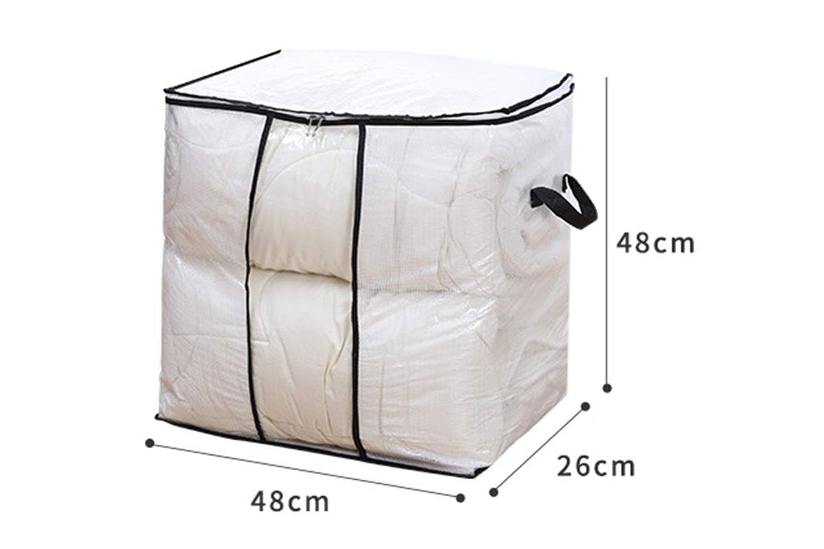 Clothes Quilt Blanket Storage Bags Foldable Blanket Storage Bins For Bedroom