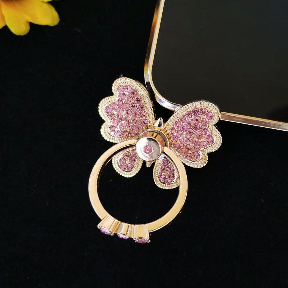 2 Rotating Butterfly Phone Ring Holder Stands for iPhone and Galaxy