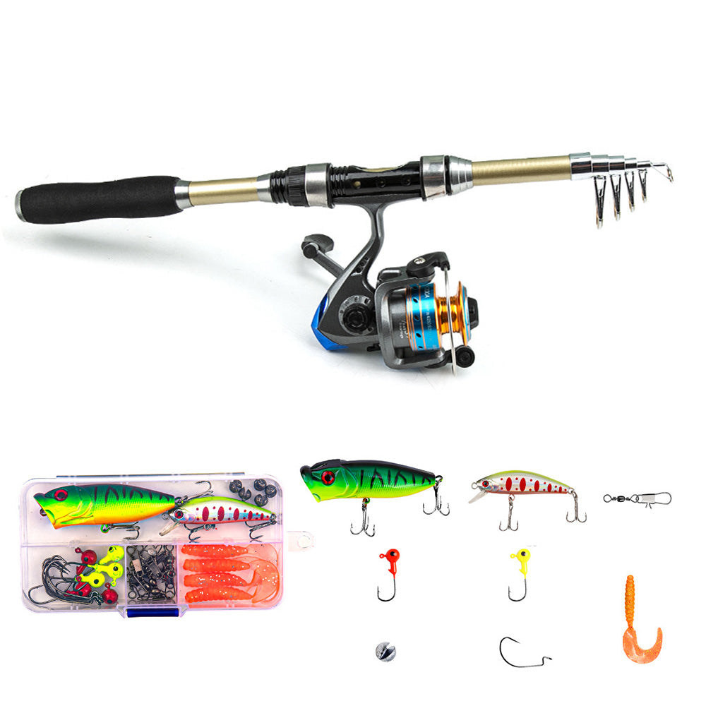 Sea Fishing Rod Combo Kit with Lures