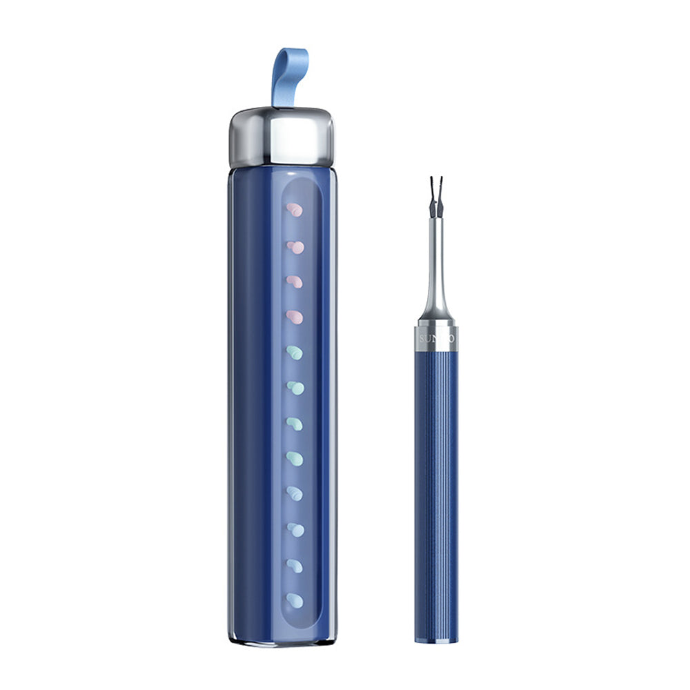 2-in-1 Visual Ear Wax Removal Tool with Ear Scoop and Tweezer
