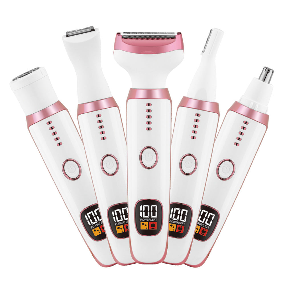5 In 1 Electric Razor Shavers For Women Bikini Trimmer Face Razors Eyebrow Trimmer