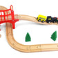 Wooden Train Set Wooden Tracks Expandable Changeable for 6 Years Old Girls Boys