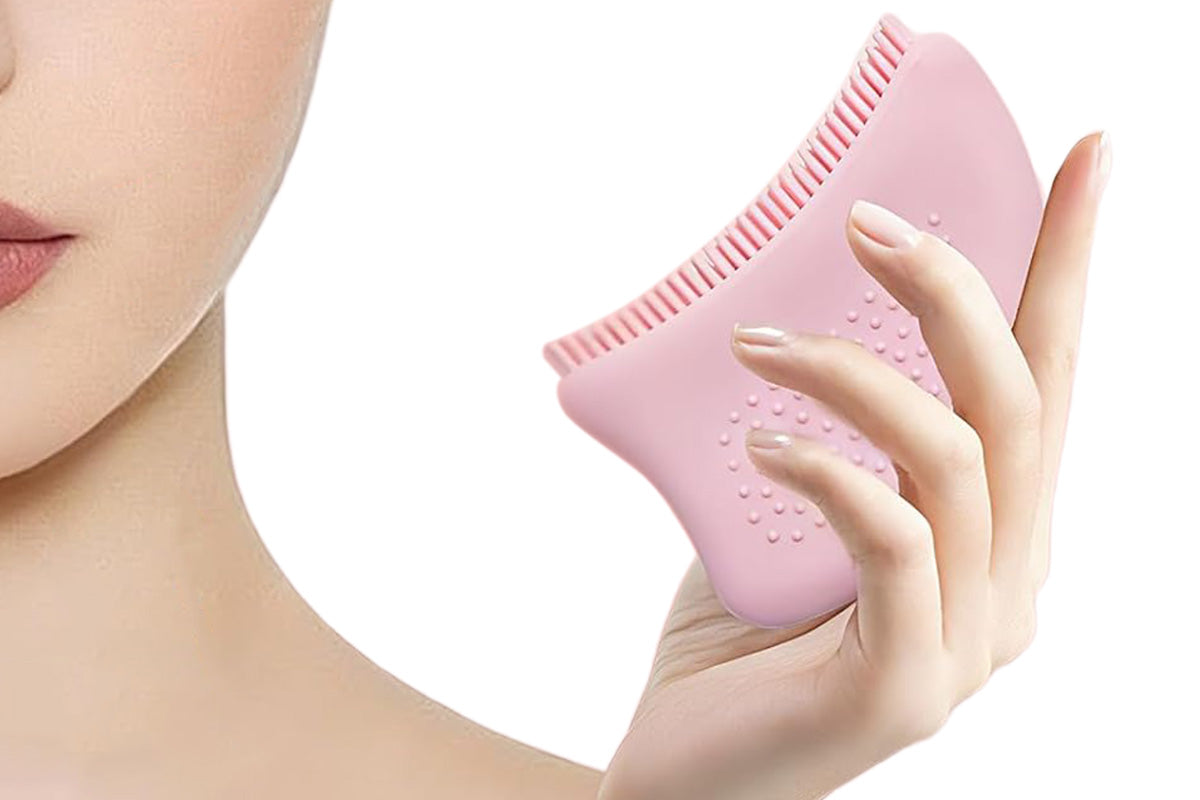 Silicone Contour Face Brush for Facial and Neck Massage