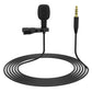 Clip-on Lapel Mini Lavalier Mic Microphone for Mobile Phone PC Recording-3.5mm Type