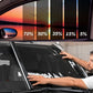 300x50CM Car Window Tint Film Black Roll Car Shade Heat Resistant For Windshield-VLT 50 Percent