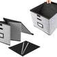 File Organizer Box With Lid Collapsible File Folder Organizer For Office Document