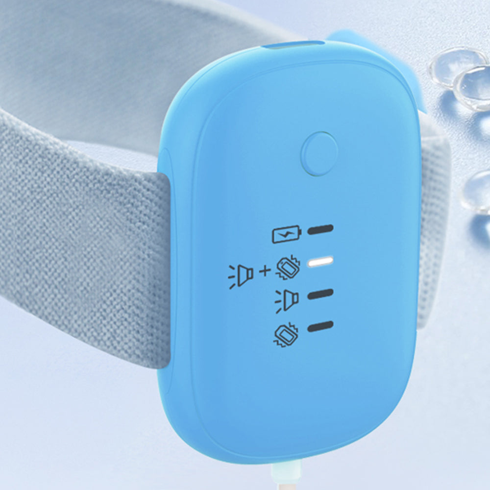 Bedwetting Alarm with Vibration and Sound Sensor Pad