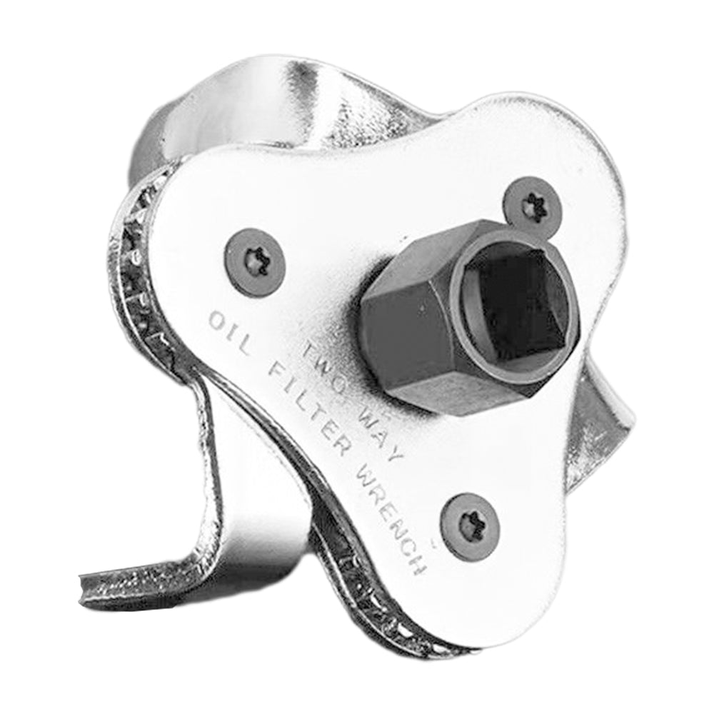Stainless Steel 3 Jaw Oil Filter Adjustable Wrench Remover for Car