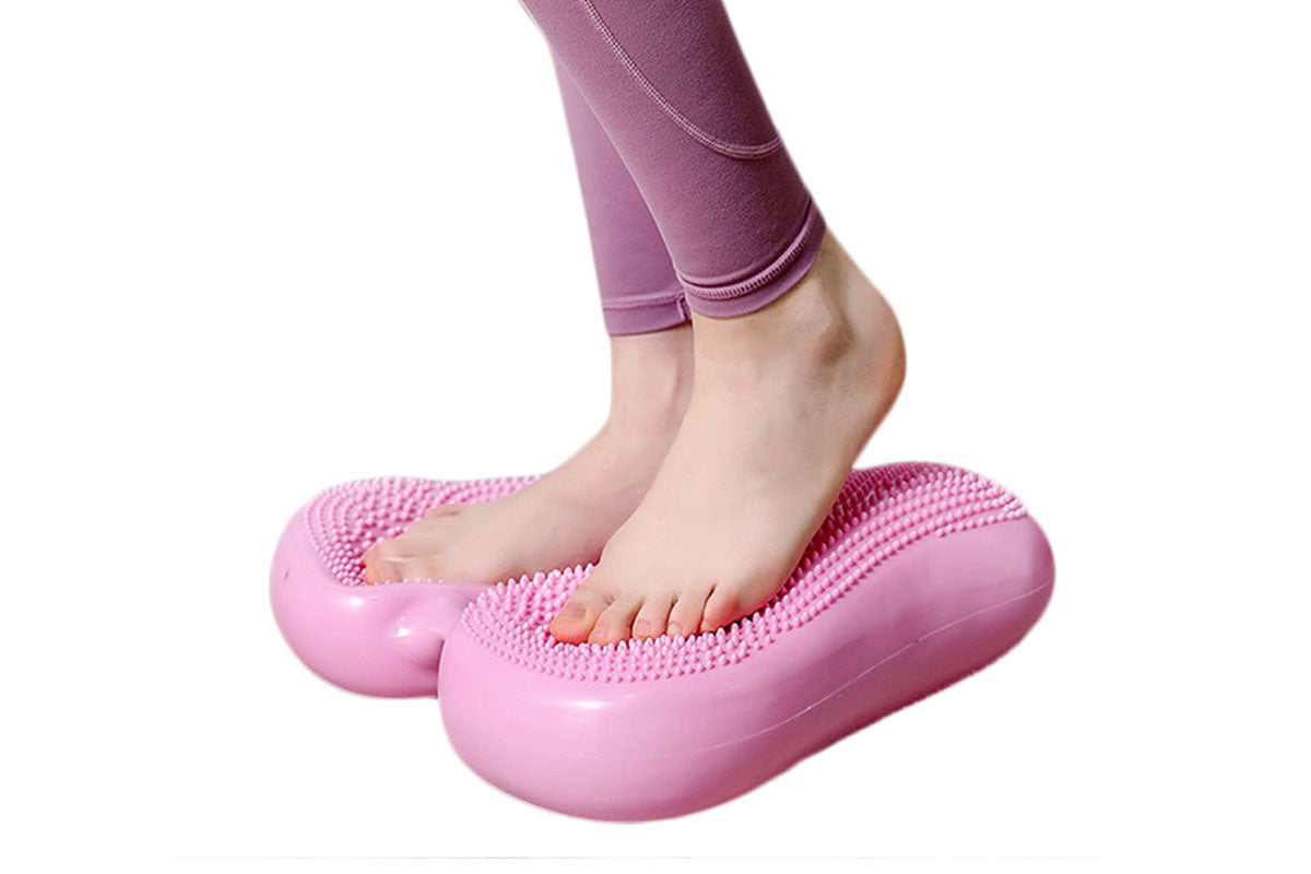 Air Stepper Inflatable Yoga Foot Balance Board Home Gym Exercises Fitness Equipment