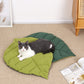 Double-Sided Leaf Shape Pet Bed Mat