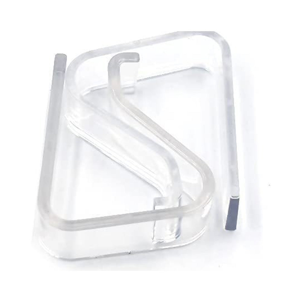 24 Pack Clear Plastic Tablecloth Clips for Indoor Outdoor Tables