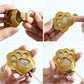 5Pcs Pet Fur Keepsake Leather Pouch with Paw Print Key Ring