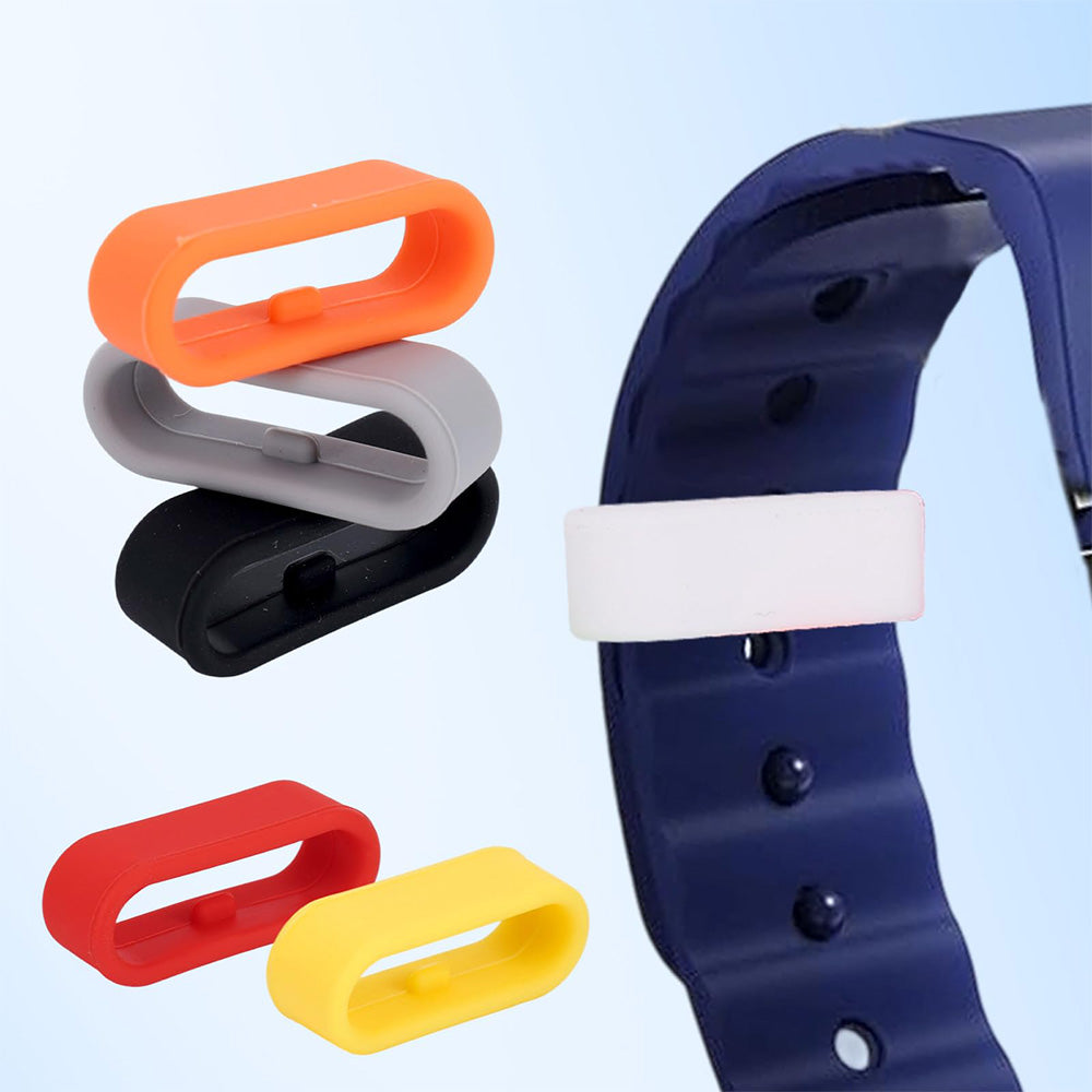12PCS Multi-Color Band Keeper Magic Band Lock Fastener Rings Security Loop Holder Clips