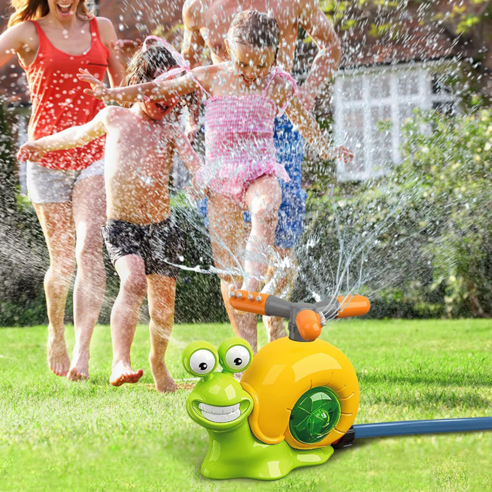 Water Sprinkler Baseball Toy 2 in 1 Snail Summer Outdoor Toy
