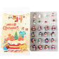 24 Days Count Down Calendar Christmas Shoe Charms Xmas Gift