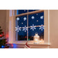 3Pcs LED Lights Snowflake Window Suction Cup Decoration