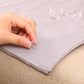 50 Pack Clear Spiral Pins for Bed Skirts Sofa Covers and Upholstery