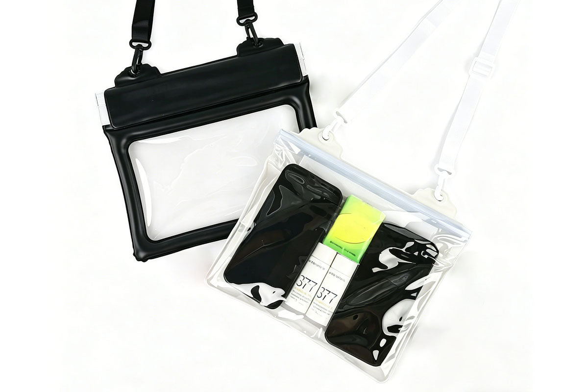 2pcs Large Waterproof Phone Pouch Triple Seal Lock Touch Screen