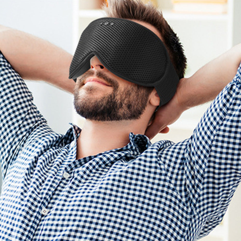 3D Wireless Bluetooth Sleep Mask with Built-in Headphones for Sleeping