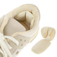 2 Pairs Mesh Adhesive Heel Grips Inserts Heel Cushion Pads-Black and Nude