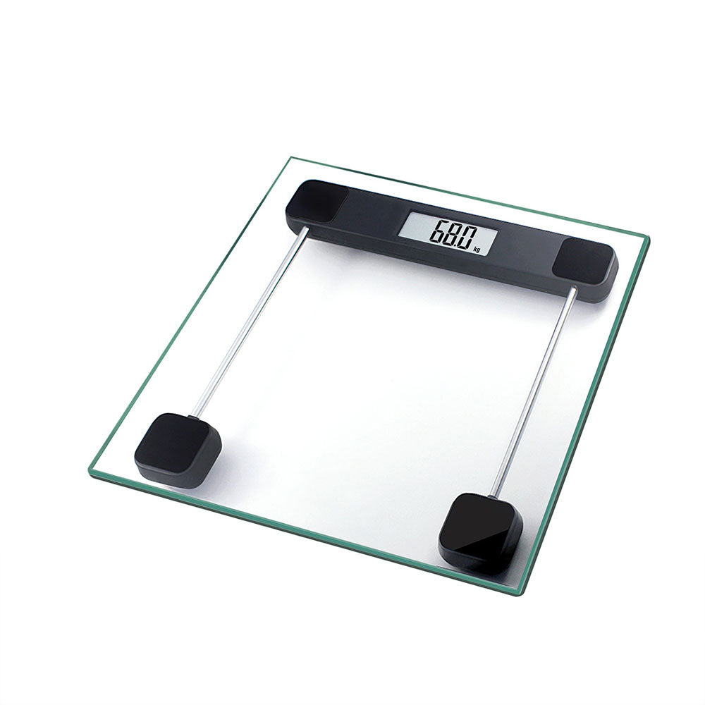 30.2x30.2x2.4CM Glass Bathroom Scale For Body Weight 180KG Electronic Digital Backlit Weight Scale