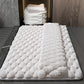 Memory Foam Bathroom Mat Wipe-Off Sole Mat Plush Absorbent Shower Mat-Beige