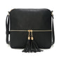 2Pcs Ladies Cross Body Bag with Tassel