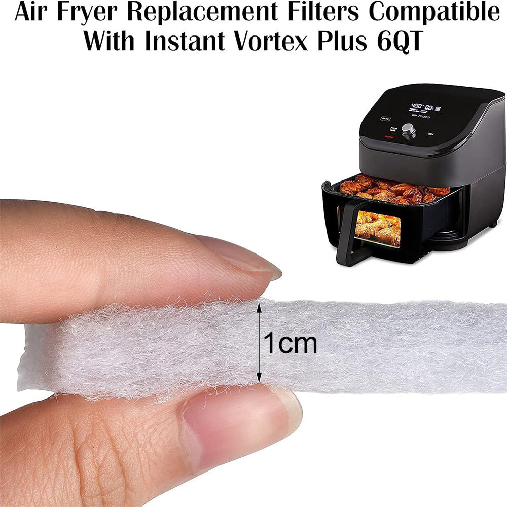 12 Pack Air Fryer Replacement Filters Compatible with 6QT Instant Vortex Plus Air Fryer
