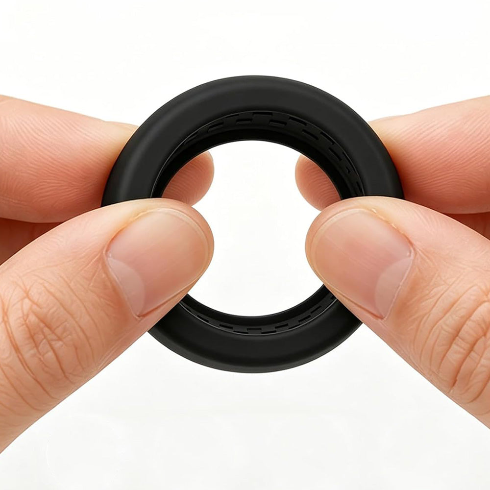 2Pcs Ring Covers Compatible with Oura Ring 5-Black