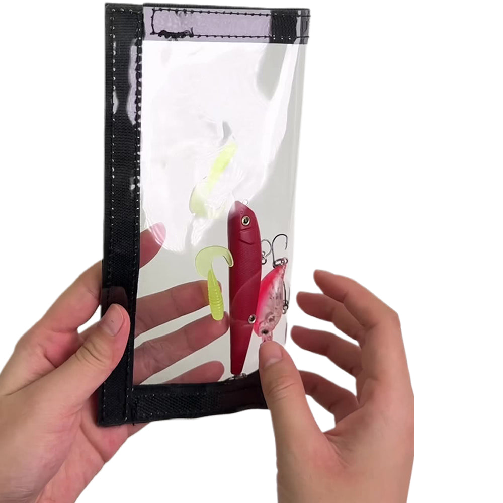 4 Pack Clear PVC Fishing Lure Wraps Hook Protective Covers Fishing Storage Bag