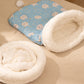 Warm Sherpa Pet Sleeping Bag Pet Sleep Sack Comfortable Pet Bed Bag