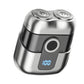 Mini Electric Double Head Razor With LED Display Cordless Shaver Beard Trimmer