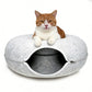 Cat Tunnel Bed Felt Circular Cat Cave