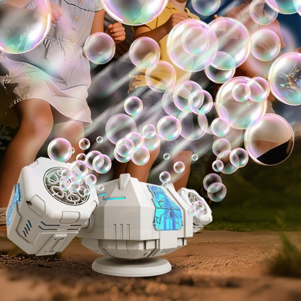 Rechargeable Bubble Machine with RGB Lights for Parties Weddings Events