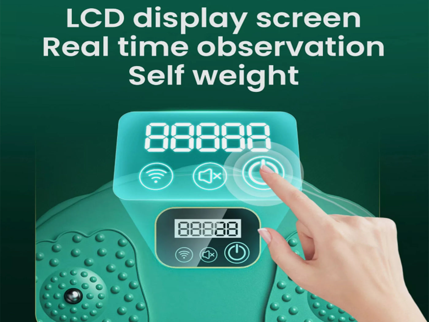 LCD Electronic Non-Slip Fitness Ab Waist Twister Disc