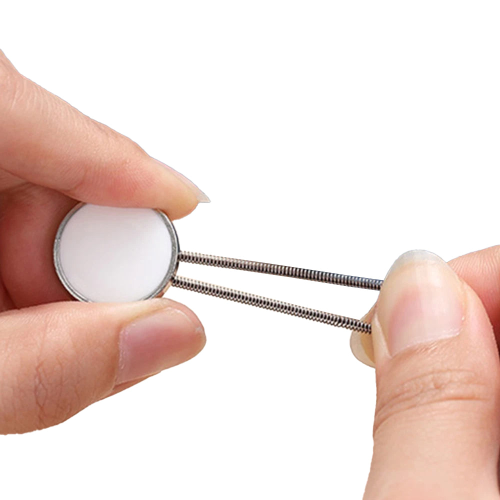 8Pcs Elastic Shirt Collar Button Extenders