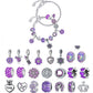 24 DAYS Christmas Advent Countdown Calendar Charm Bracelet Making Kit
