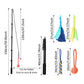 Retractable Dog Teaser Wand Pet Interactive Toy Kit