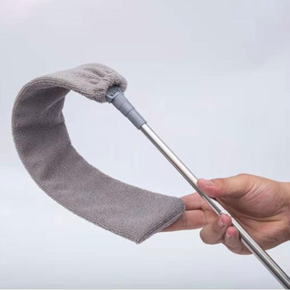 2 Sets 250CM Long Handle Retractable Gap Dust Cleaner Cleaning Tool With Microfiber Dusting Cloths