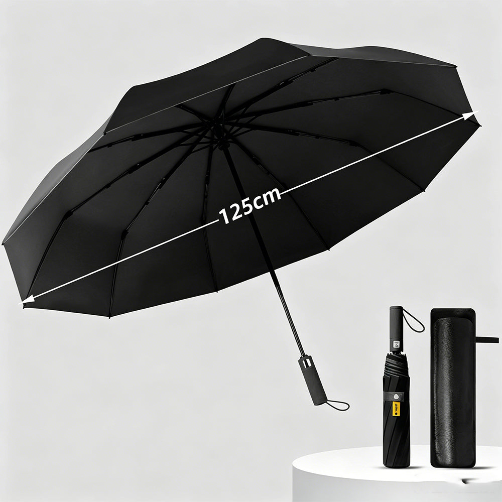 Large Automatic Umbrella Portable Windproof Folding Umbrella for Travel Outdoor
