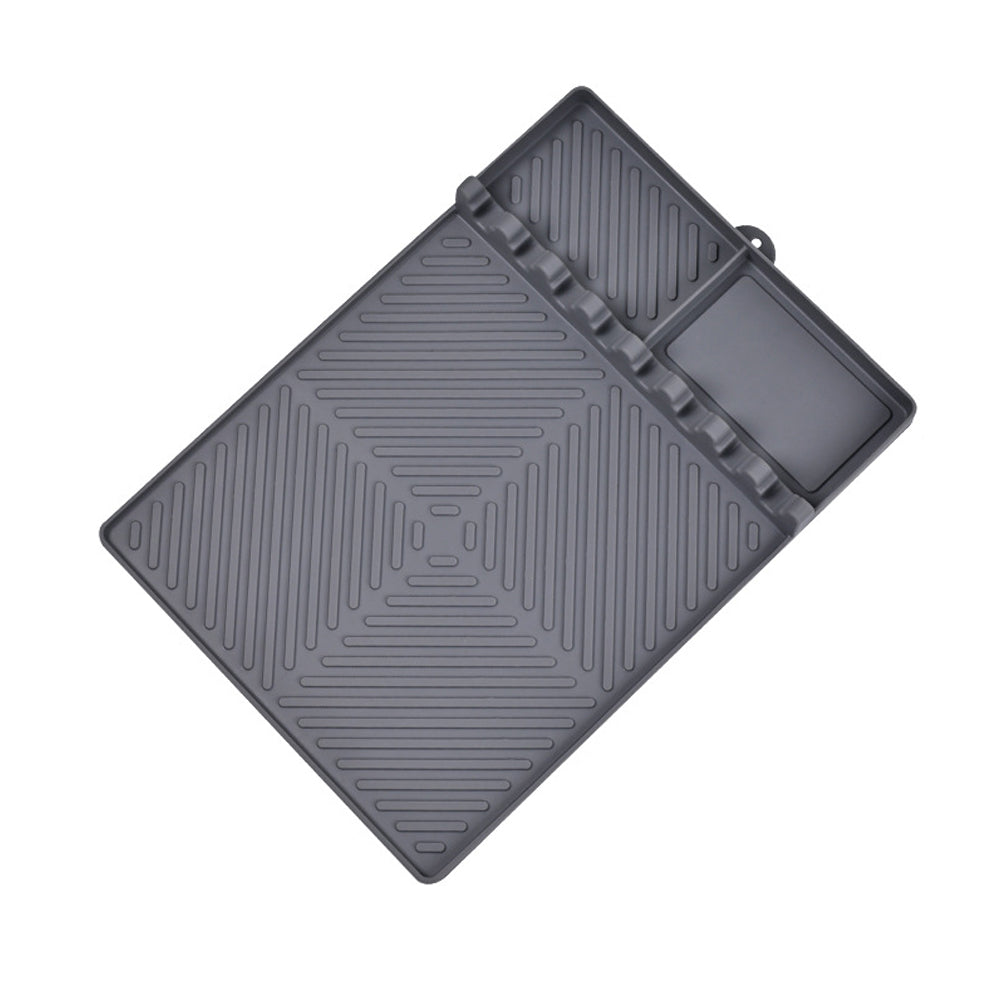 Silicone Grill Mat BBQ Griddle Tools Side Mat with Drip Pad Griddle Tools Mat