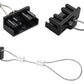 2X4Pcs Dust Cap Black Plug Cover Style Connectors for 50AMP Battery Caravan