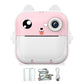 Kids Instant Print Camera with 2 Rolls Print Paper