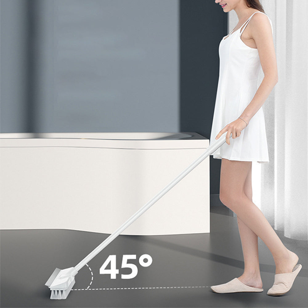 2 in 1 Long Handle Floor Brush Shower Cleaning Brush for Bathroom Kitchen Tiles
