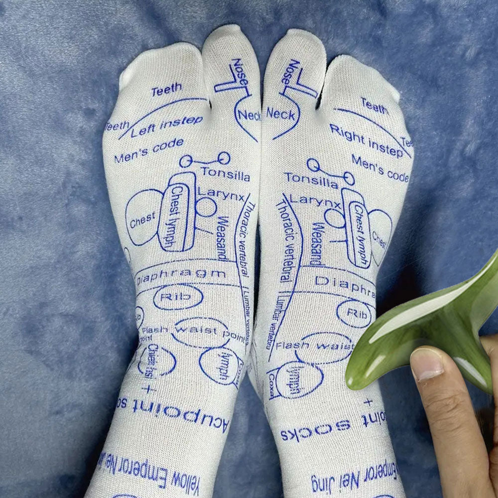 Reflexology Socks with Trigger Point Massage Tools
